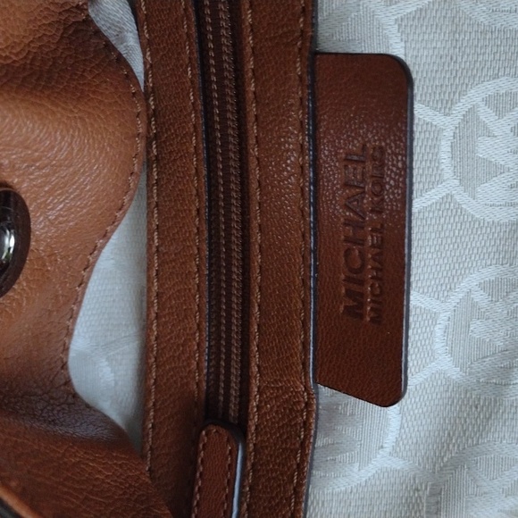 Michael Michael Kors Saffiano Leather Hamilton Satchel - Picture 11 of 14